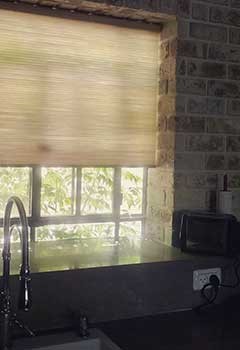 Kitchen Faux Wood Blinds For Home In Los Altos