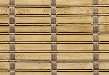 Natural Woven Wood Blinds on Mountain View Residential Windows