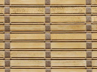 Natural Woven Wood Blinds on Mountain View Residential Windows