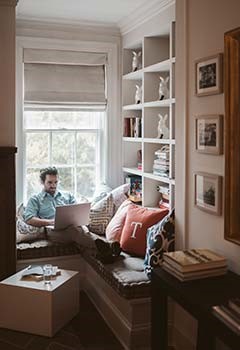 Roman Shades In Los Altos