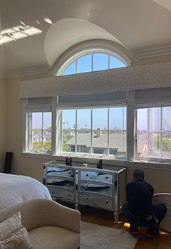 Custom Window Shutters & Roman Shades in Mountain View